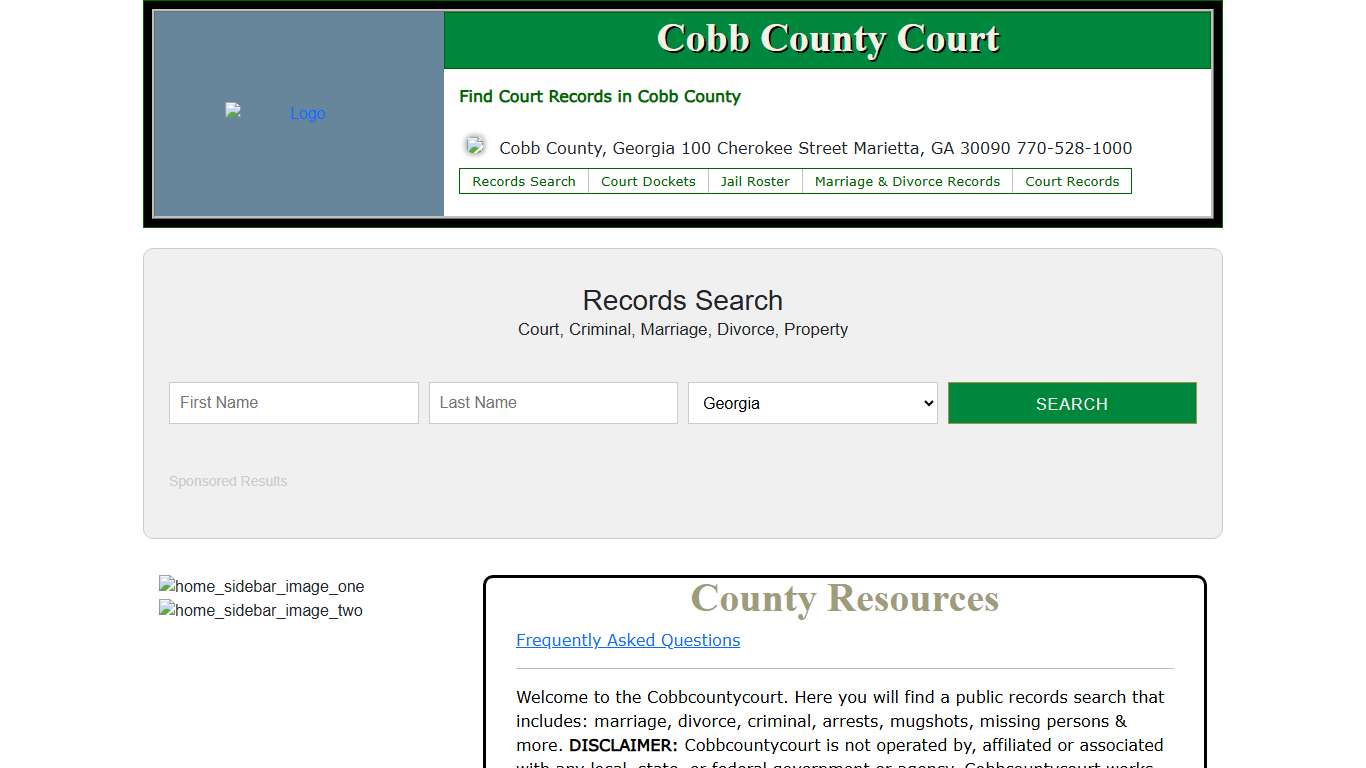 Cobb County GA Court Court Records Search